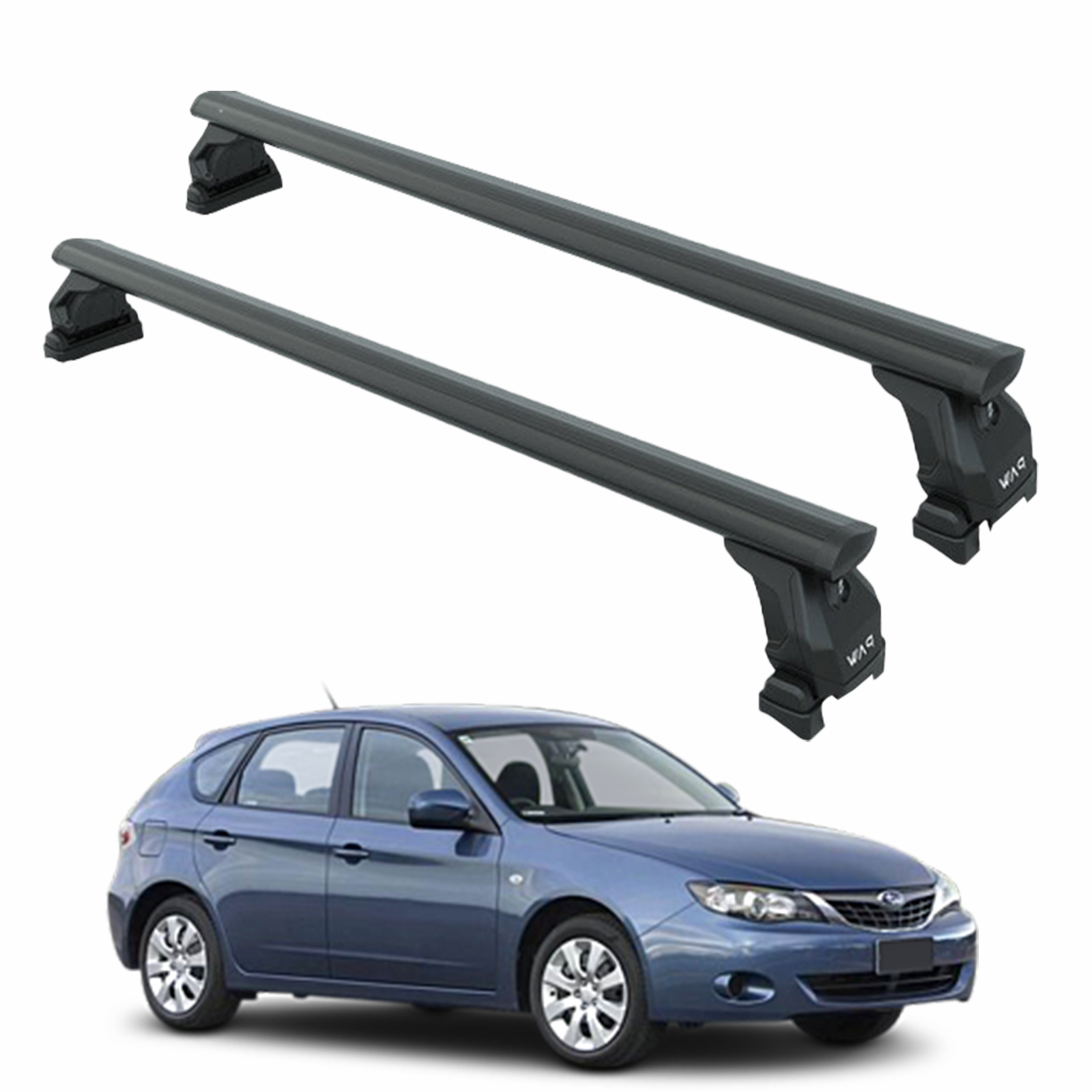For Subaru Impreza Hatchback 2007-2014 Roof Rack Cross Bar Fix Point Pro Fix Black For Subaru Impreza Hatchback 2007-2014 Roof Rack Cross Bar Fix Point Pro Fix Black